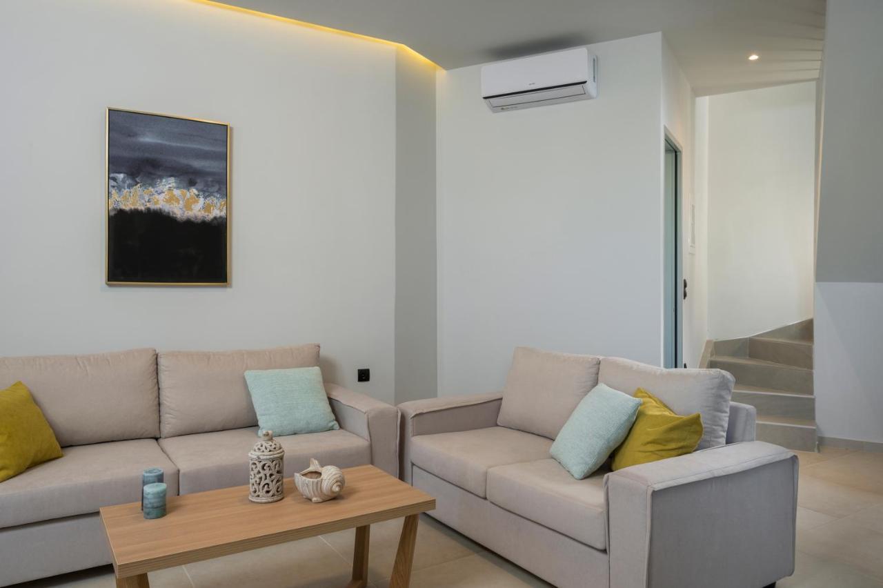 Aegean Breeze Luxury Apartments Next To The Sea Малеме Экстерьер фото